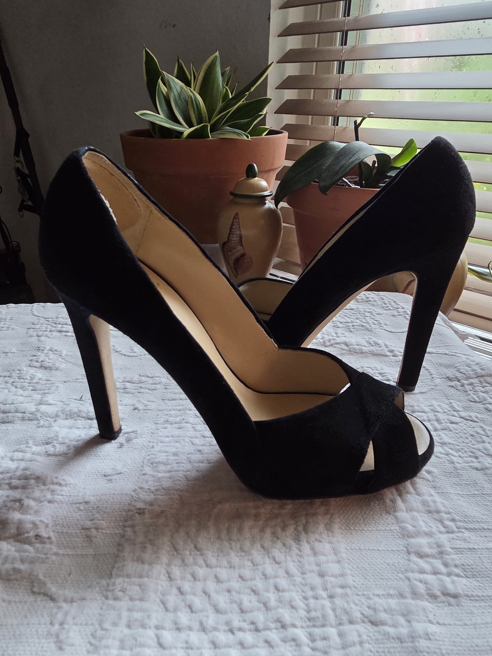 Giuseppe Zanotti Black Suede Luxury Heels